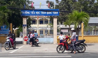 Trường tiểu học Trần Quốc Toản . Ảnh: Người Lao Động. 