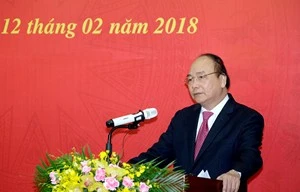 Thủ tướng phát biểu tại lễ công bố