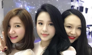 Hot girl Hà thành dự đầy tháng con trai Tuấn Hưng