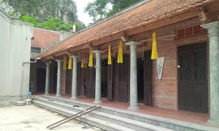 Chùa Hoa Văn, nơi bị mất 7 pho tượng cổ.