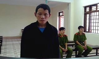 Bị cáo tại tòa.