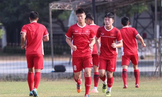 Olympic Việt Nam chuẩn bị cho trận gặp Nhật Bản 