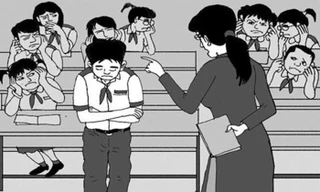 Cô giáo ở TP.HCM bắt học sinh tiểu học ngậm dép?