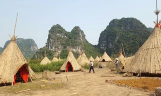 Từ hiện trường khôi phục phim trường trên Đảo Đầu Lâu