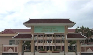 Trường trung học phổ thông Lương Thế Vinh, nơi xảy ra sự việc. 