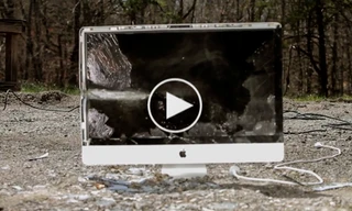 iMac ra sao khi bị bắn bởi súng trường chống tăng?