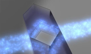 Một mô hình của lớp tàng hình các nhà nghiên cứu đã phát minh ra. (Nguồn: Elhuyar Fundazioa). 