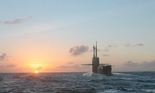 Tàu ngầm hạt nhân USS Michigan của Hải quân Mỹ.