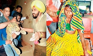 Người phụ nữ liều mình chiến đấu với báo gấm để cứu con