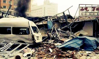 Nổ khí gas tại nhà hàng, 14 người bị thương