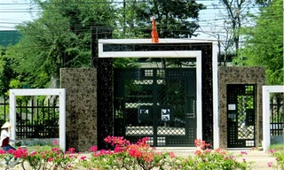 Căn biệt thự của gia đình ông Lê Văn Mỹ vào sáng ngày 18/12.