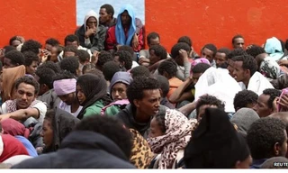 Hàng ngàn người nhập cư tới Ý mỗi năm (Ảnh: BBC)