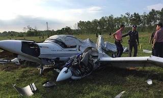 Hiện trường vụ tai nạn. Ảnh: Bangkokpost