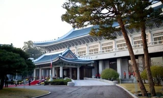 Nhà Xanh - nơi ở và làm việc của Tổng thống Hàn Quốc tại Seoul. Ảnh: AFP