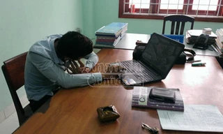 Đối tượng Trần Phi Vương tại cơ quan điều tra