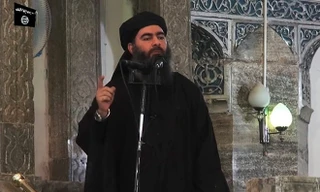 Thủ lĩnh tối cao IS Abu Bakr al-Baghdadi . 