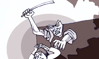 Dùng dao đâm vợ đang mang thai