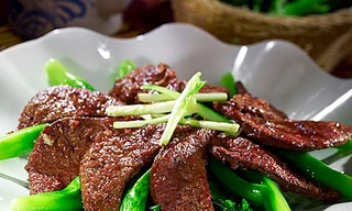 Bị huyết áp thấp nên ăn gan lợn, tim lợn… rất tốt cho máu huyết. Ảnh: Internet