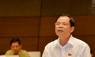 Bộ trưởng Bộ NN&PTNT Nguyễn Xuân Cường cho rằng, nếu có Qũy bảo vệ nguồn lợi thủy sản sẽ thuận lợi cho việc khắc phục hậu quả. Ảnh: Như Ý