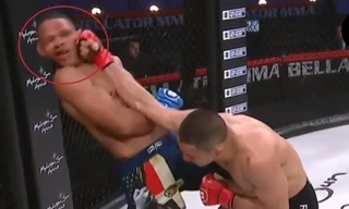 Cận cảnh cú đấm knock-out uy lực của võ sĩ lập kỷ lục giải MMA
