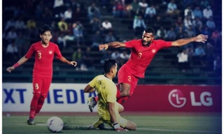 U22 Indonesia xuất sắc đánh bại U22 Campuchia