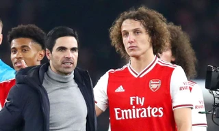 HLV Arsenal hết lời khen ngợi 'lão tướng' David Luiz 