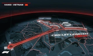 Mô hình đường đua F1 ở Hà Nội