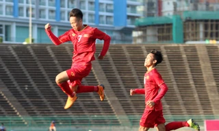 U22 Việt Nam sáng cửa vào bán kết. Ảnh: Zing