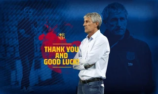 Barcelona vẫn dành lời cảm ơn cho HLV Quique Setien