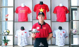 Làm thêm nghề tay trái, trung vệ Bùi Tiến Dũng mở quán cà phê