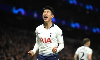 Son Heung-min ăn mừng bàn mở tỷ số