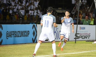 Patrick Reichelt ăn mừng bàn thắng trước tuyển Việt Nam