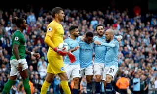 Man City toàn thắng 3 trận gần nhất trước Brighton.