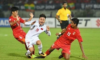 Tuyển Việt Nam đã có trận đấu rất vất vả trước Myanmar