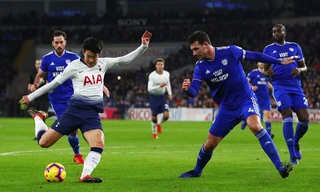 Son Heung-min chói sáng trước Cardiff City