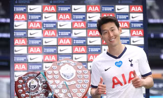Son Heung-min rạng rỡ bên 4 giải thưởng cá nhân ở Tottenham.
