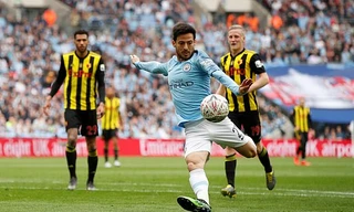 David Silva trong tình huống mở tỷ số trận đấu