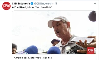Người Indonesia luôn dành tình cảm đặc biệt cho HLV Alfred Riedl.