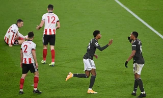 M.U đang thắng 100% trên sân khách ở Ngoại hạng Anh mùa này.