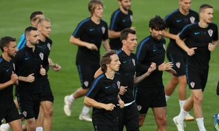 Buổi tập mới nhất của Croatia vắng mặt 5 ngôi sao