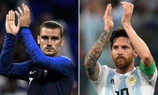 Pháp vs Argentina là cặp đấu tâm điểm của vòng 1/8 World Cup.