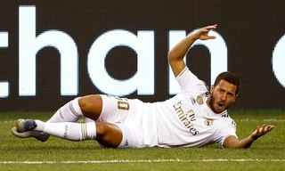 Eden Hazard mờ nhạt trong ngày buồn của Real.