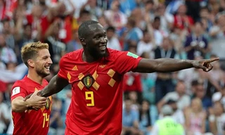 Lukaku đã có 2 bàn thắng ở trận đấu đầu tiên tại World Cup 2018.