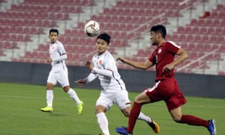 Quang Hải lại ghi bàn vào lưới Philippines