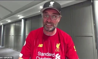 HLV Jurgen Klopp bật khóc vì hạnh phúc.