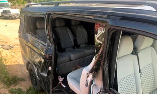 Cận cảnh chiếc xe chở Josef Sural và các đồng đội gặp nạn