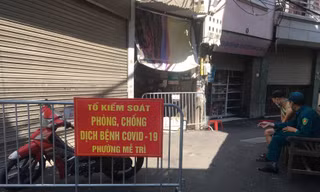 Cuộc sống người dân khu Mễ Trì sau 'lệnh' phong tỏa vì bệnh nhân COVID-19