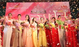 20 thí sinh Hoa hậu trong trang phục dạ hội