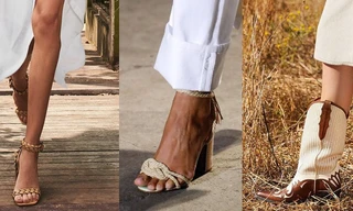 Denim và đan dệt - hai chất liệu "hot" nhất Xuân Hè năm nay, phủ sóng đến cả xu hướng giày