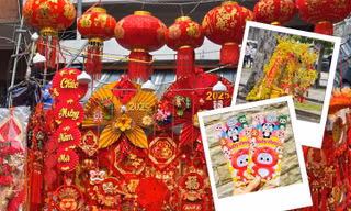 Dạo chợ Tết Ất Tỵ: Độc lạ bao lì xì "xé túi mù", đồ treo Baby Three xinh yêu